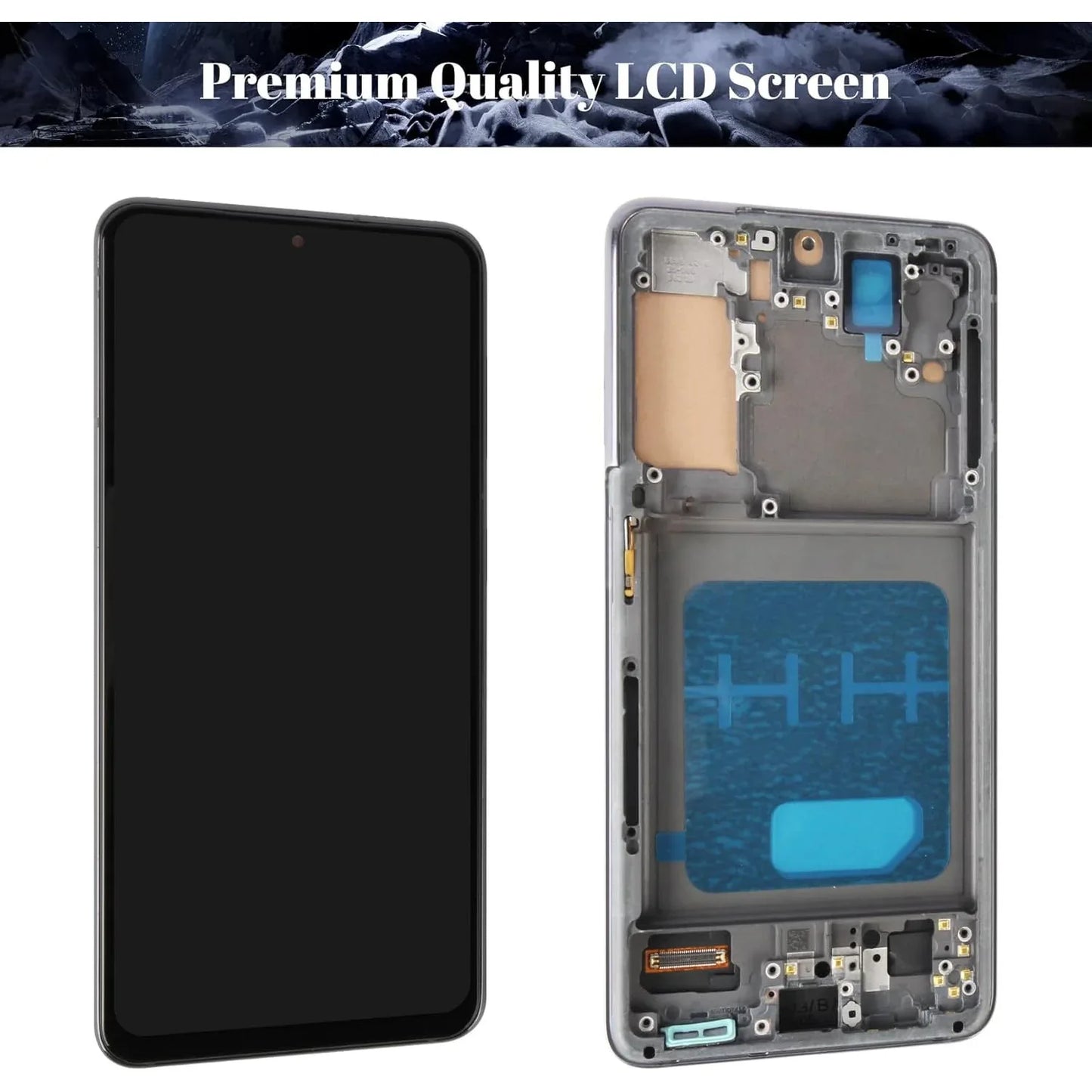Samsung Galaxy S21 5G LCD Touch Screen Replacement Kit Black - Gomix Brands Outlet