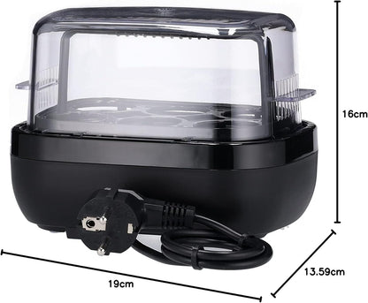 SEVERIN EK 3166 6‑Egg Cooker with Electronic Timer, BPA‑Free, Black