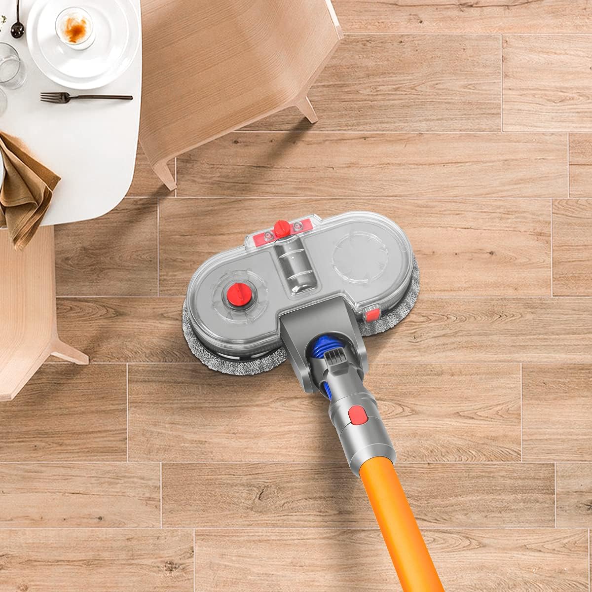 DrRobor Electric Mop Head for Dyson V11-V15 with Reservoir