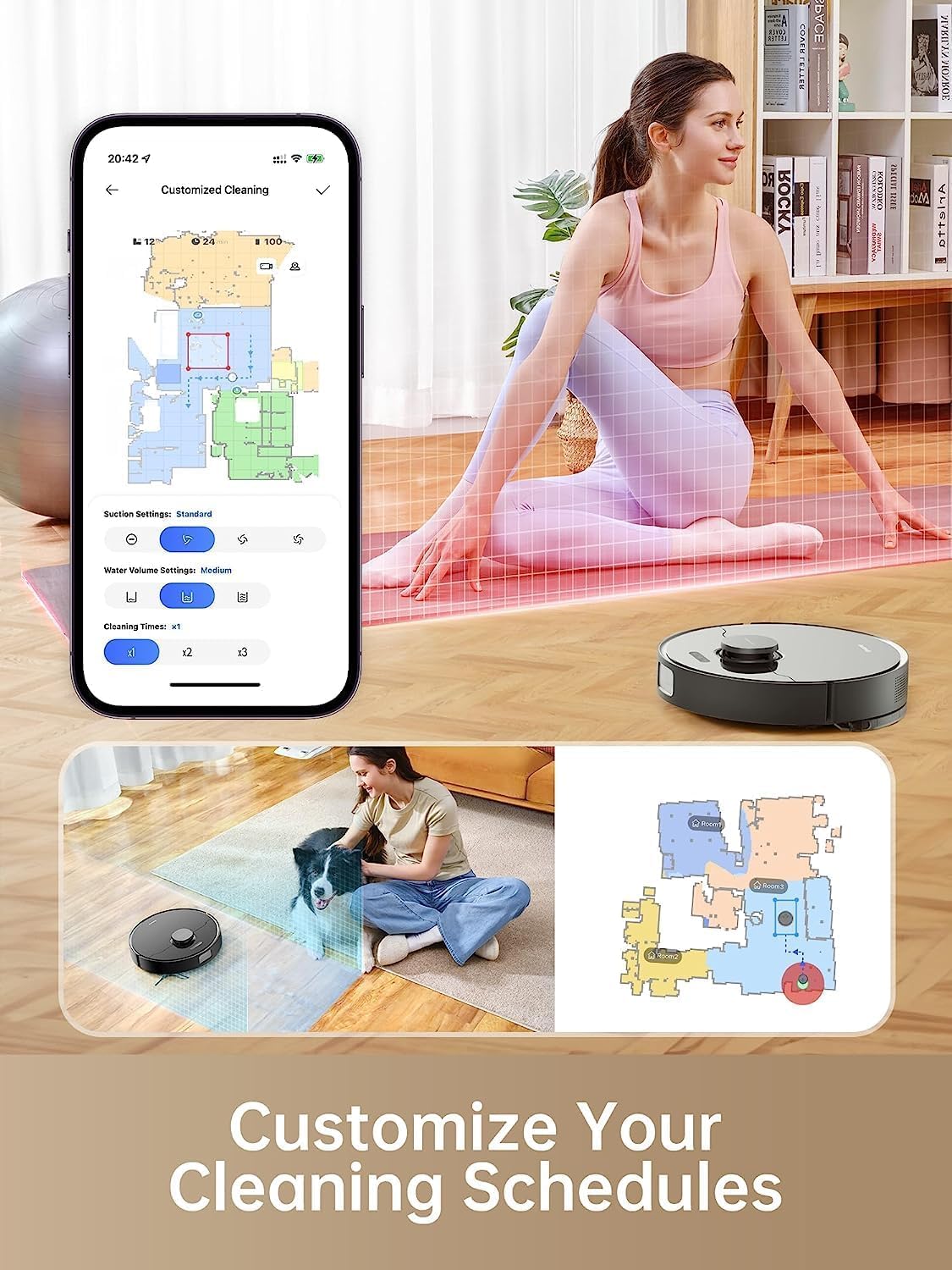 Dreame D10s Plus Robot Vacuum Mop: Smart Cleaning, Self-Emptying, Powerful Suction