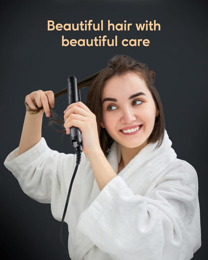 Stylocks Mini Hair Straightener Ceramic Travel Flat Iron Black