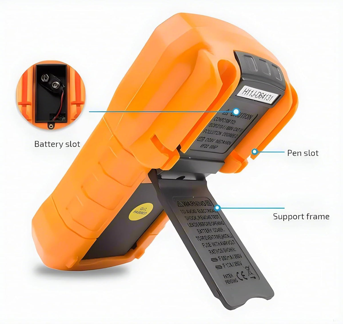 PEAKMETER PM8233 Handheld Digital Multimeter EC-PM8233D