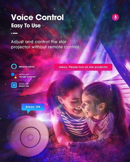 SUPPOU SK20 WiFi LED Galaxy Star Projector Smart Night Light 16.7M Colors 5W