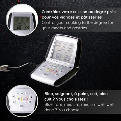 MASTRAD Thermo-Sonde M classic+ Precise Oven & Induction Cooking Thermometer