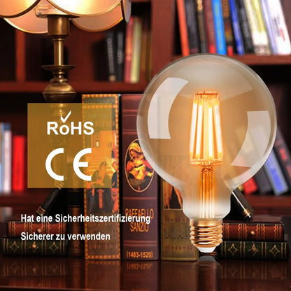 ExtraStar Vintage Edison LED Filament Bulb G95 4W Warm White - Gomix Brands Outlet