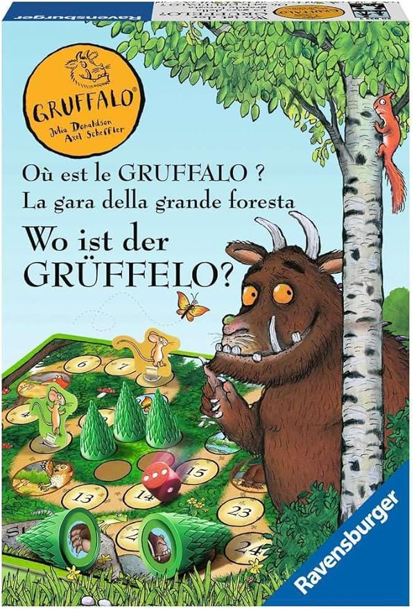 Ravensburger Where Is the Gruffalo Board Game – Fun Family Adventure for Kids