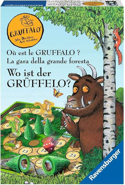 Ravensburger Where Is the Gruffalo Board Game – Fun Family Adventure for Kids