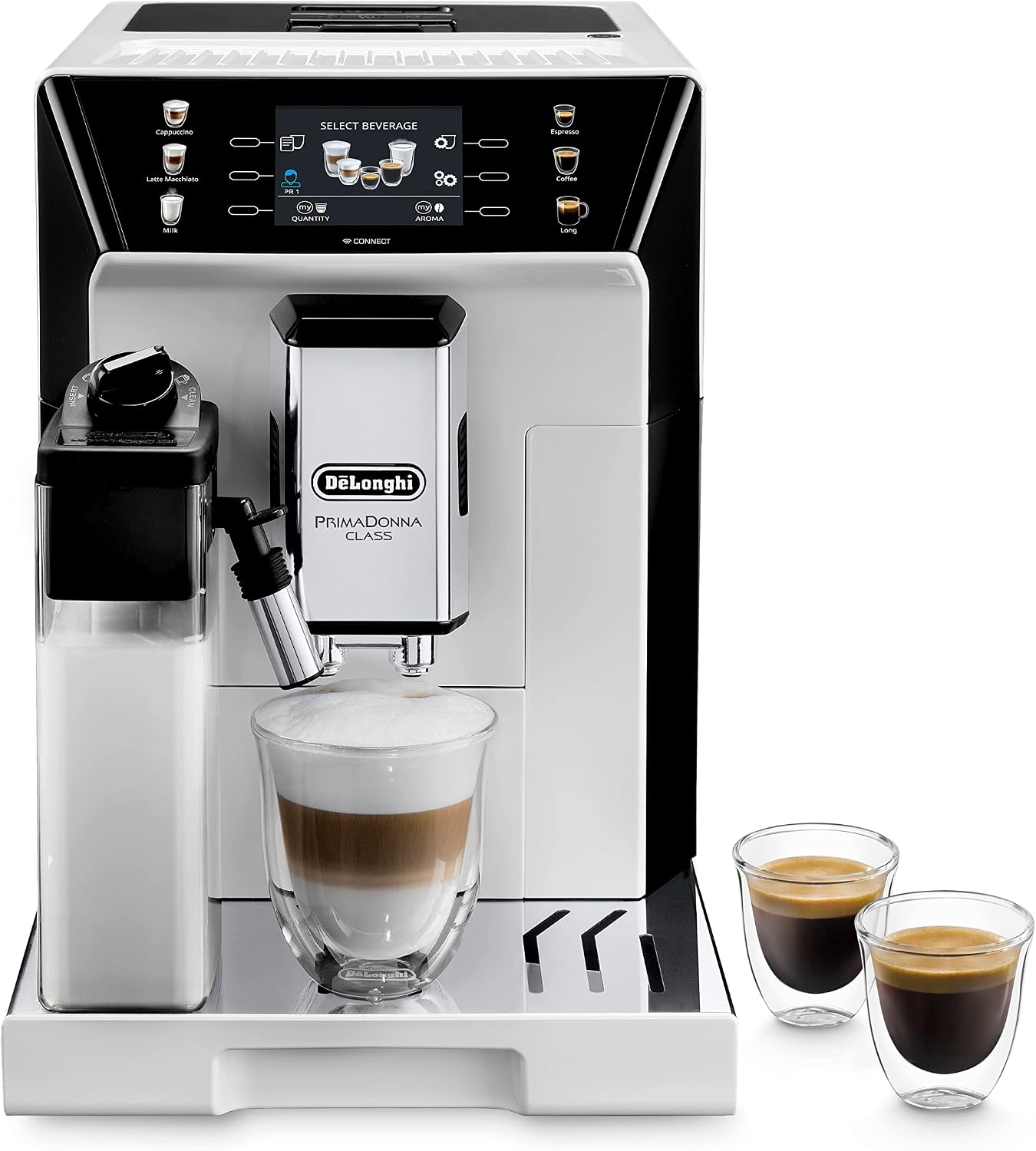 De'Longhi PrimaDonna Class ECAM 550.65.W Bean-to-Cup Coffee Machine White