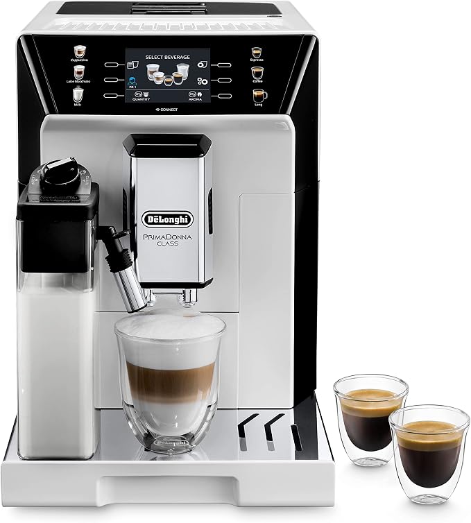 De'Longhi PrimaDonna Class ECAM 550.65.W Bean-to-Cup Coffee Machine White