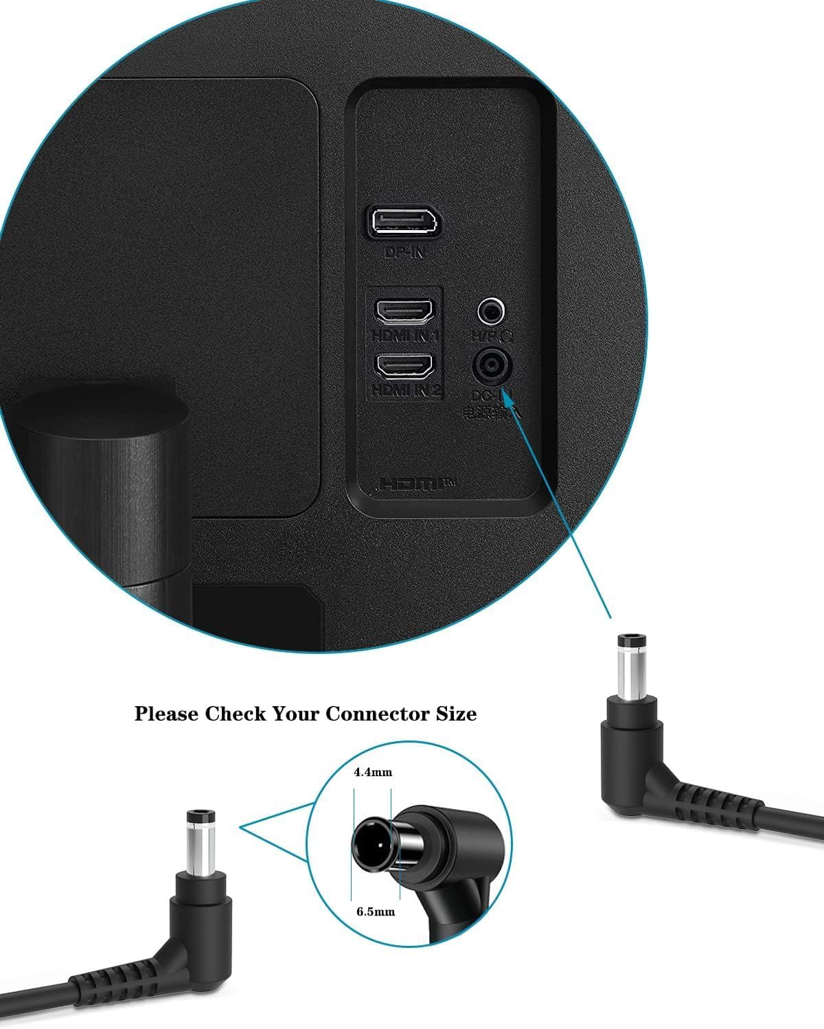 HSXIRQA 14V 56W Power Adapter for Samsung Monitors