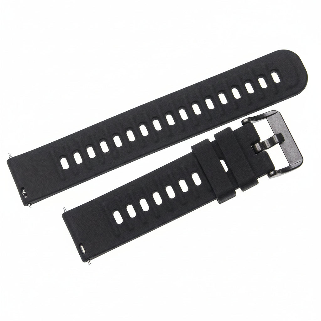 vhbw Silicone Watch Strap for Amazfit GTR 2 20mm Black