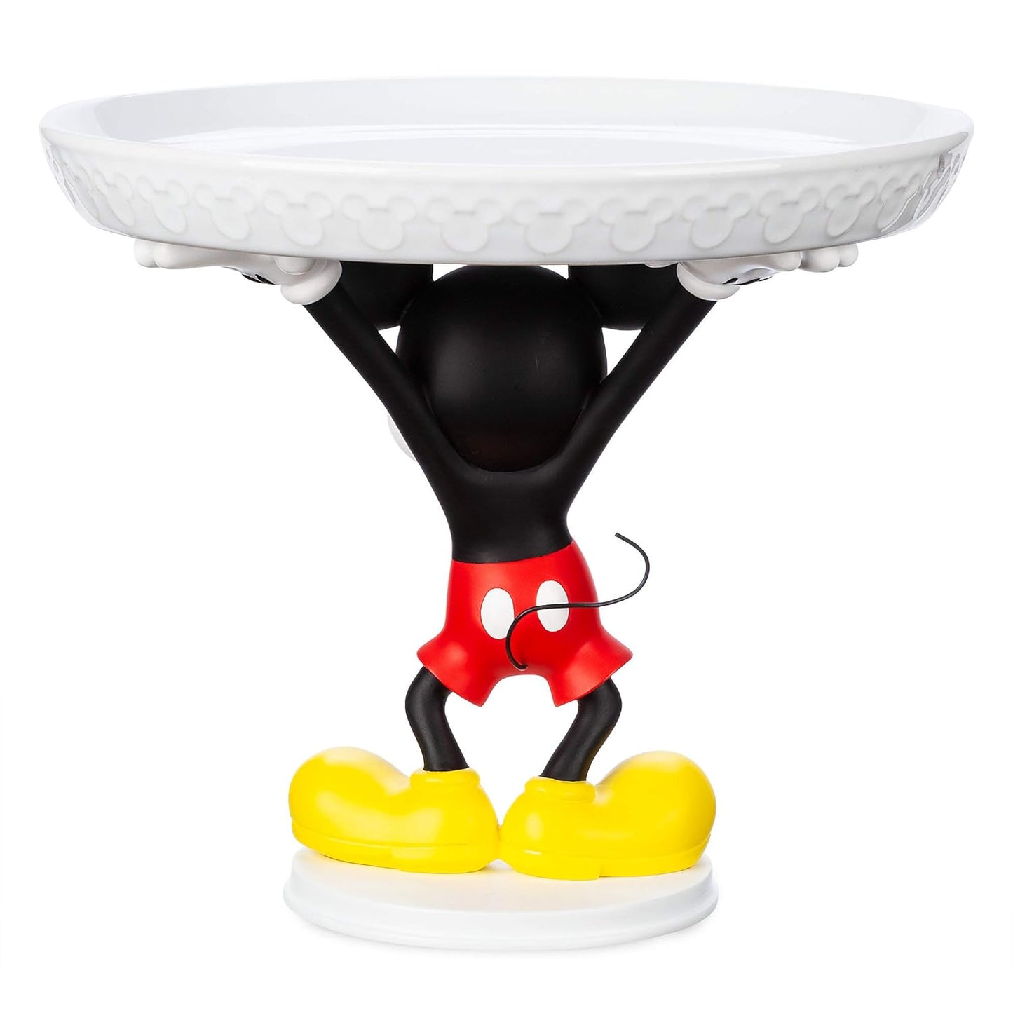 Disney Mickey Mouse Cake Stand with Glossy Ceramic Tray