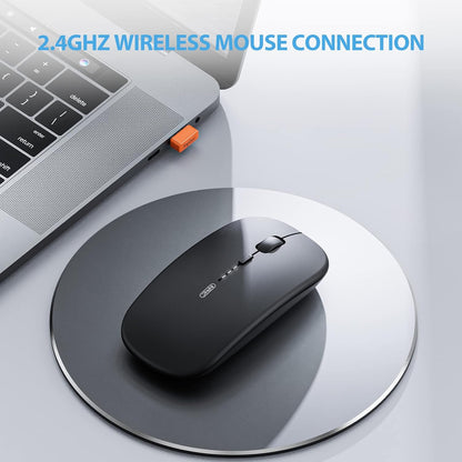 Inphic M1P Ultra Slim 2.4G Wireless Mouse Rechargeable Silent