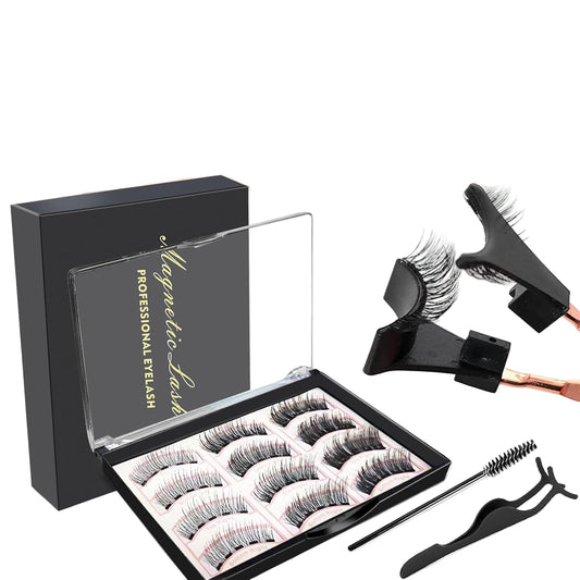 Awangya 3-Pair Magnetic 3D Natural Look Eyelash Set