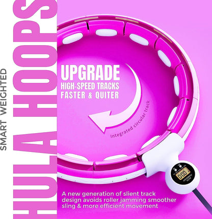 K-mart Weighted Hula Hoop Infinity Smart Hoops with Counter 22″-44″ inch