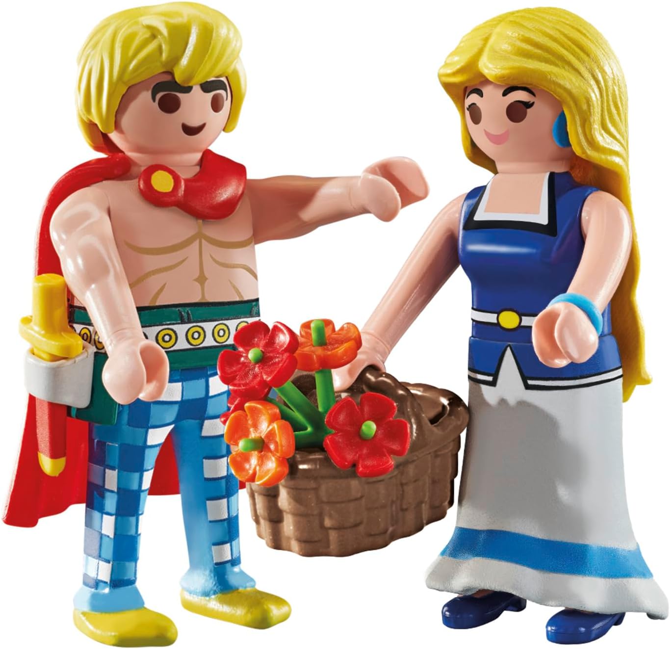 PLAYMOBIL Asterix Tragicomix Falbala Love Couple Figure Fun Toy Set