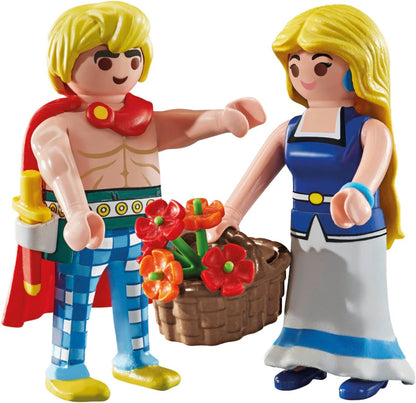 PLAYMOBIL Asterix Tragicomix Falbala Love Couple Figure Fun Toy Set