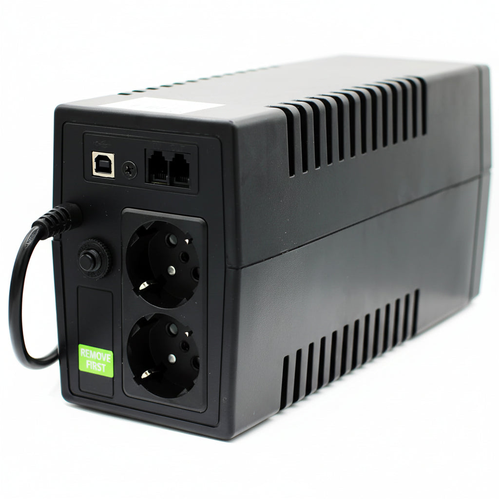 Master Power 900VA UPS with 2 Schuko Sockets