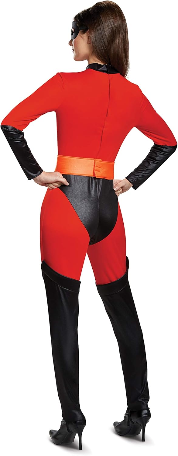 Disguise Mrs. Incredible Adult Superhero Costume – Red 3‑Piece Set