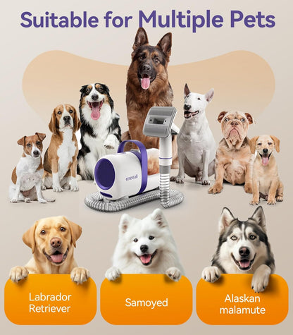 oneisall LM5 Low Noise Pet Grooming Vacuum with 1.5L Dust Cup