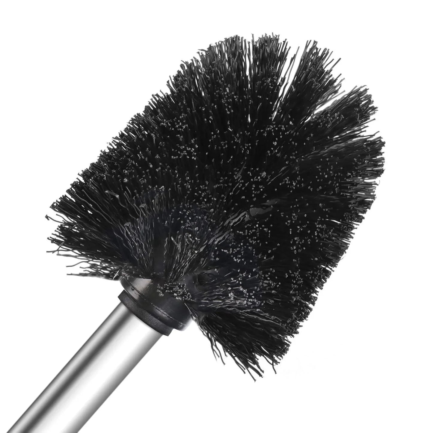 Top-spring Stainless Steel Standing Toilet Brush Set – Black - Gomix Brands Outlet