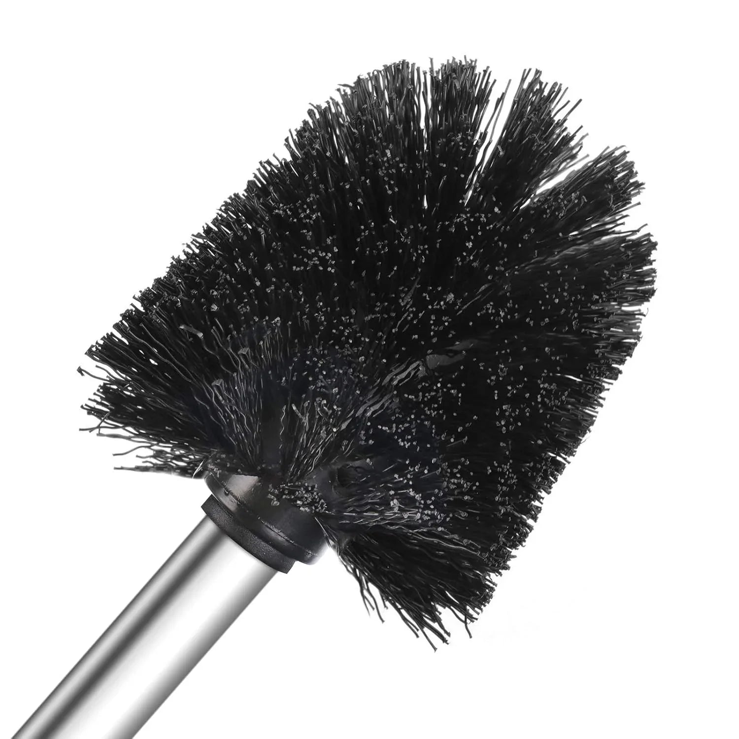 Top-spring Stainless Steel Standing Toilet Brush Set – Black - Gomix Brands Outlet