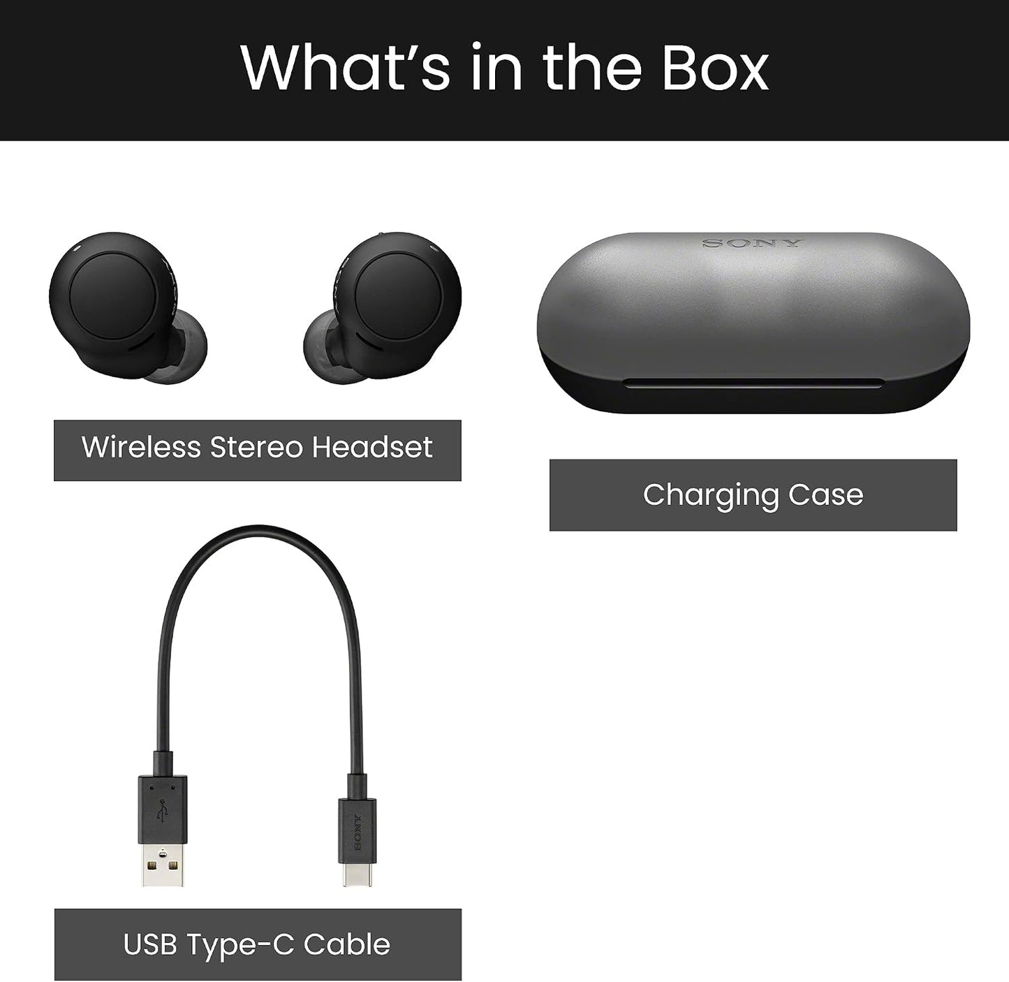 Sony WF-C500 True Wireless In-Ear Headphones WFC500B/BZ
