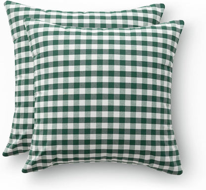 GAMUSI Gichy Plaid 45x45cm Cushion Covers Set of 2