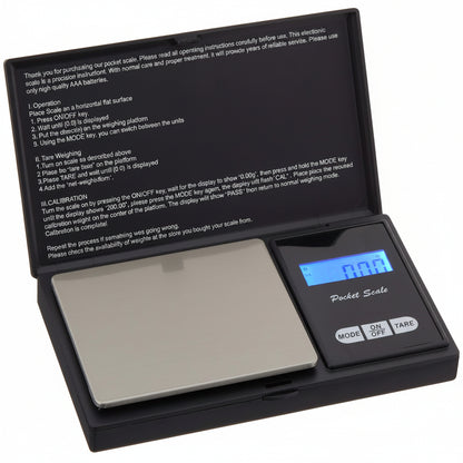 XDFEWFJH Digital Scale 500 g x 0.01 g Milligram Scale for Espresso Jewelry & Coffee with Tare LCD Display Batteries Included