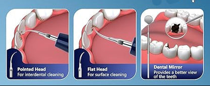 SILRIVES Ultrasonic Dental Scaler Plaque Remover 5 Modes