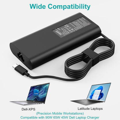 YISHIFD YS-19506700 130W USB-C Charger for Dell XPS