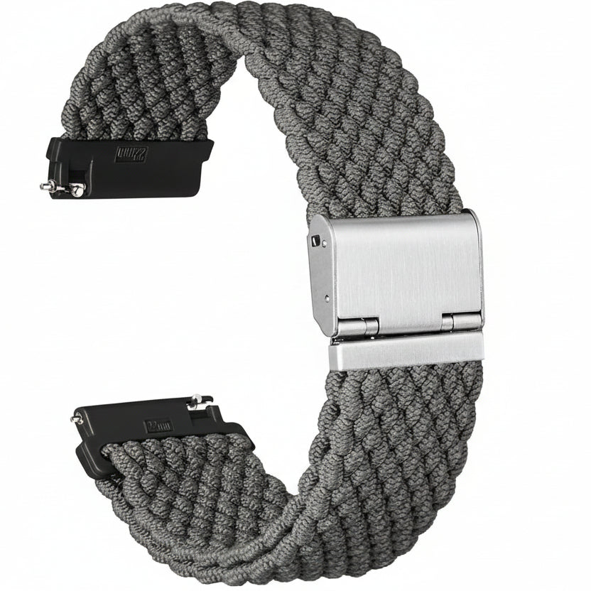 Ayadoo Unisex Nylon Braided Quick Release Watch Band