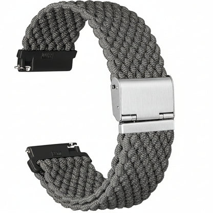 Ayadoo Unisex Nylon Braided Quick Release Watch Band