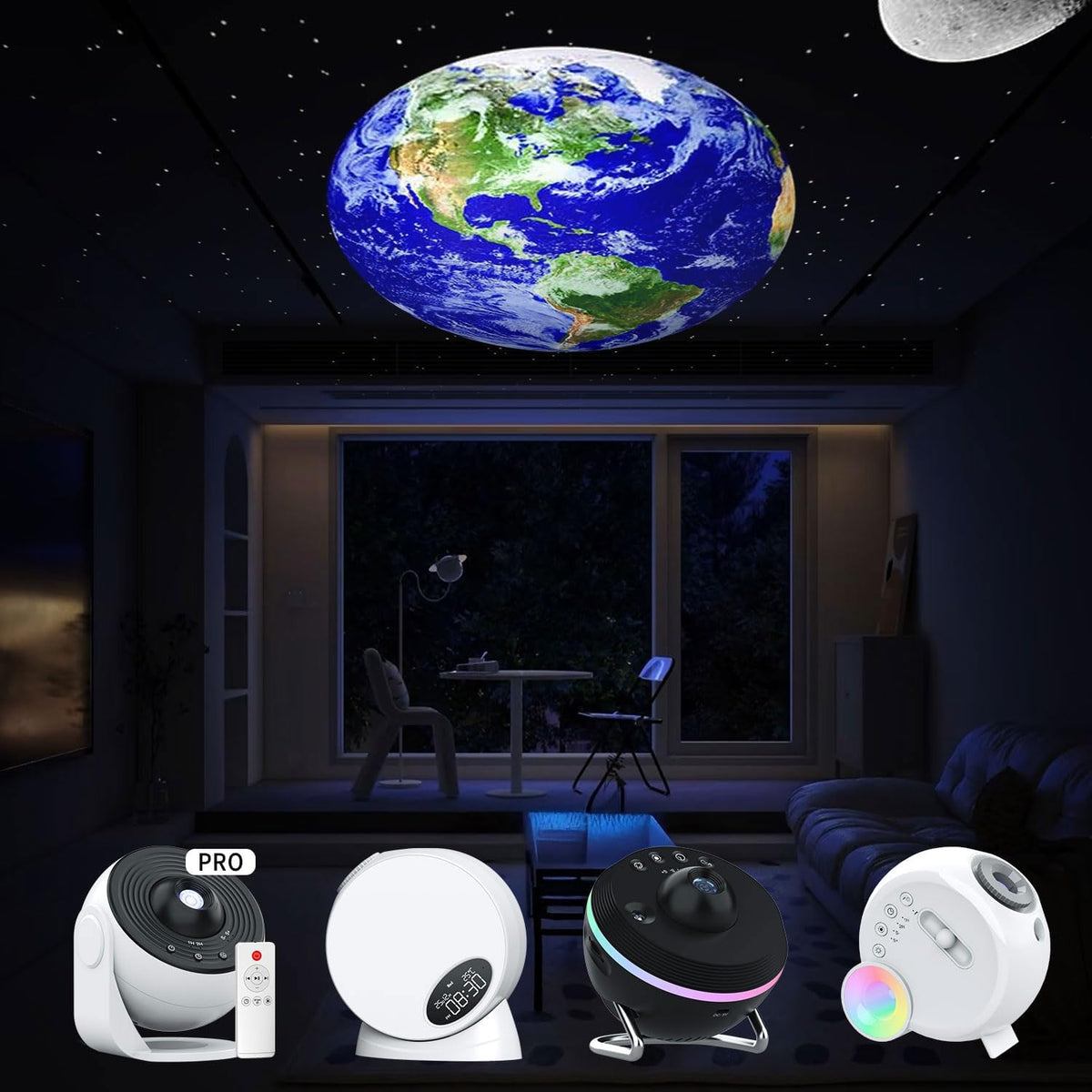 Syslux Galaxy Star Projector Discs 6-Pack TKQ-FL12-01