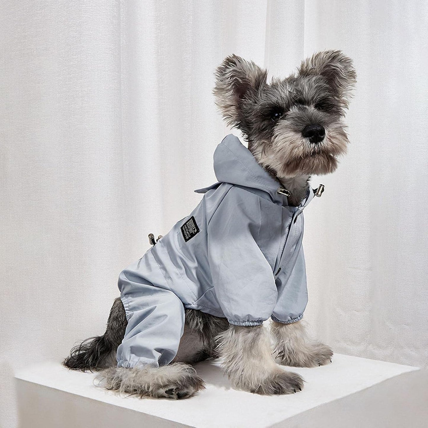 Raxove Reflective Waterproof Dog Raincoat with Hood