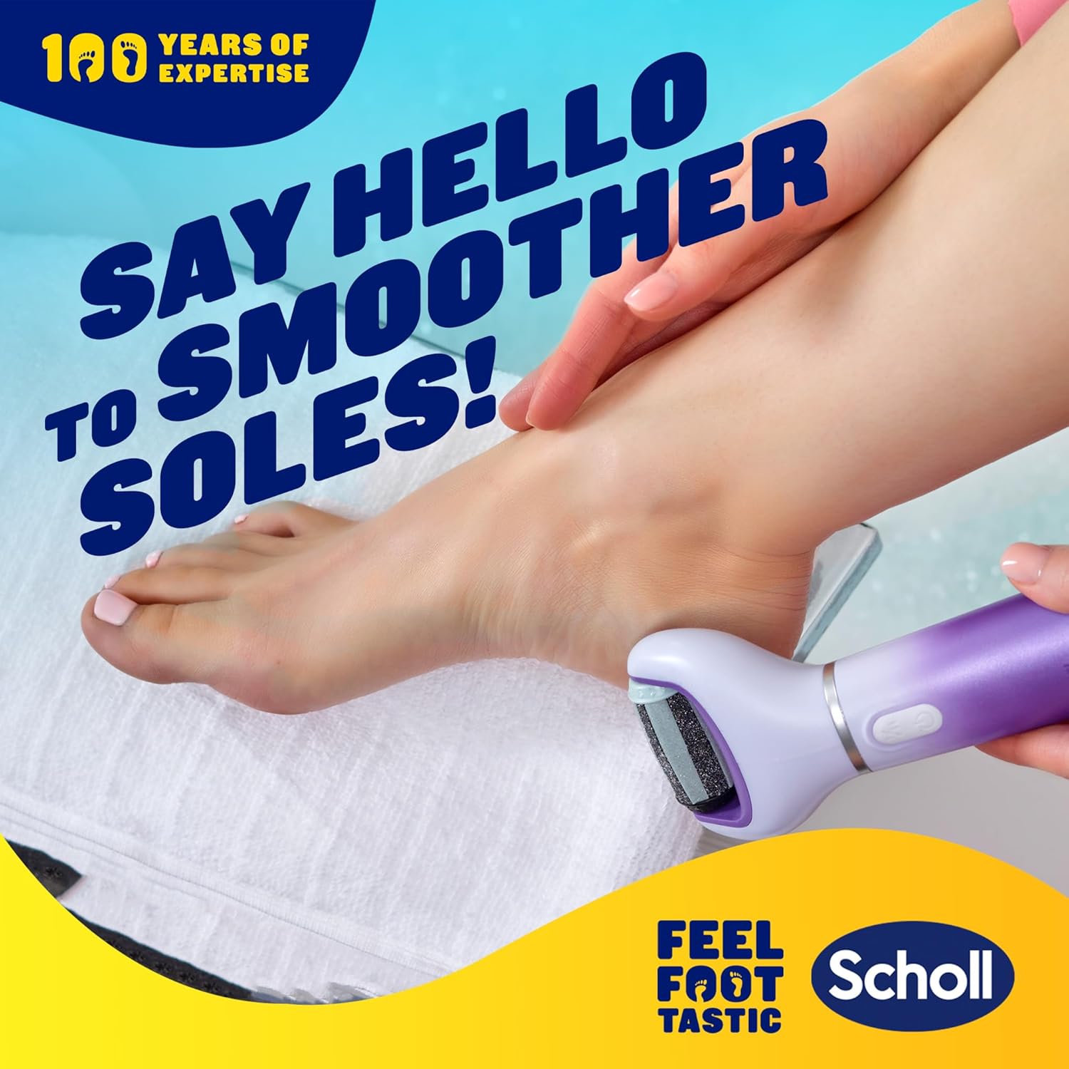 Scholl ExpertCare 2-in-1 Electric Foot File Dual Speed Remover