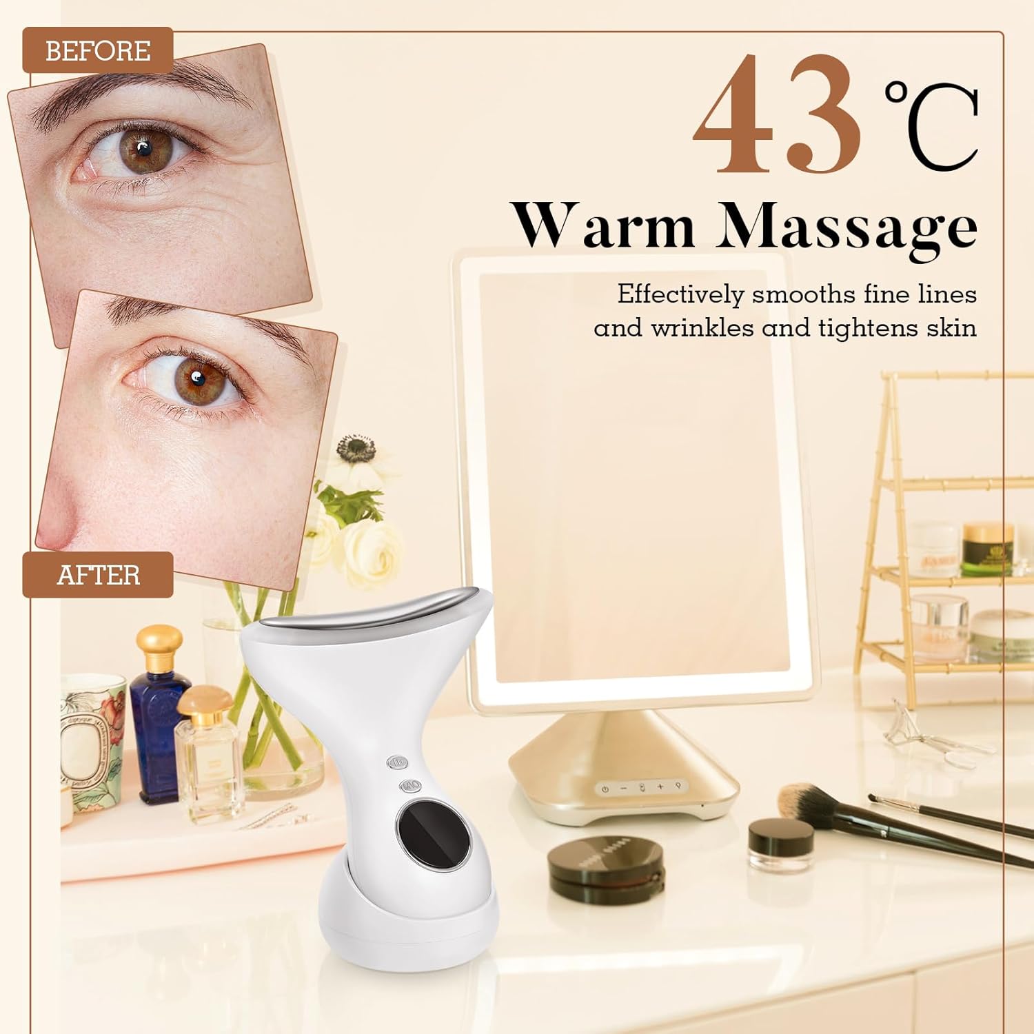 Tarswesi Advanced Anti-Aging Facial EMS & Light Therapy Massager