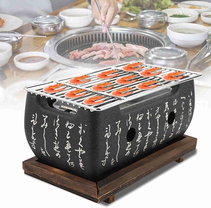 Tixiyu Japanese Barbecue Charcoal Grill Aluminum Alloy