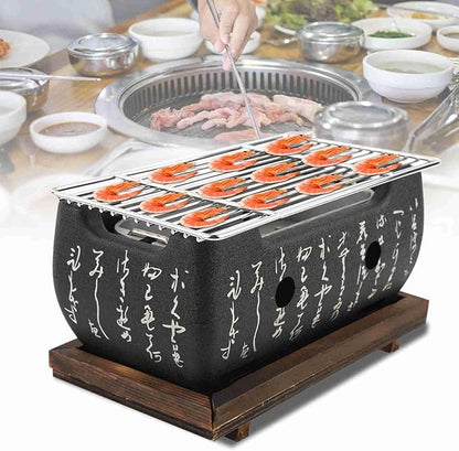 Tixiyu Japanese Barbecue Charcoal Grill Aluminum Alloy
