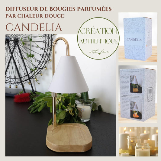 Zen'Arôme Candelia Electric Scented Candle Warmer Lamp for Home