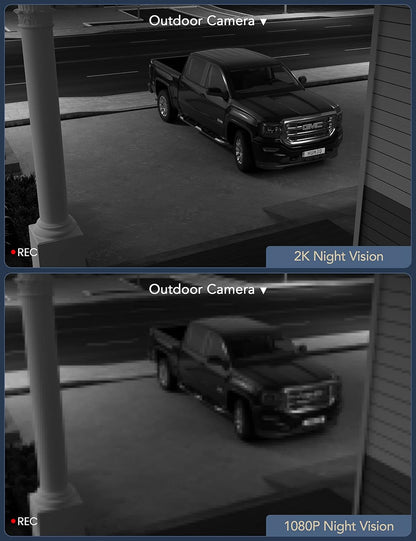 GNCC T1Pro 2K Outdoor Security Camera: Wireless WiFi, Night Vision, Two-Way Talk