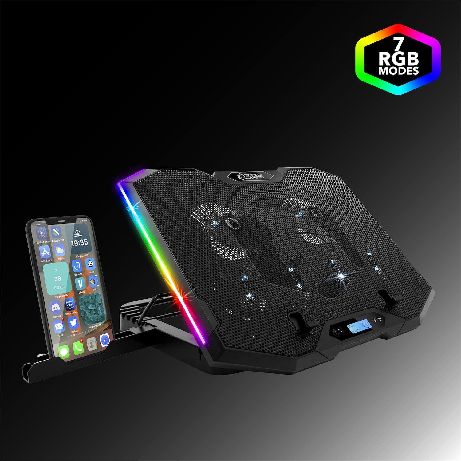 Empire Gaming Guardian S-C100 RGB Laptop Cooler 6 Fans - Gomix Brands Outlet