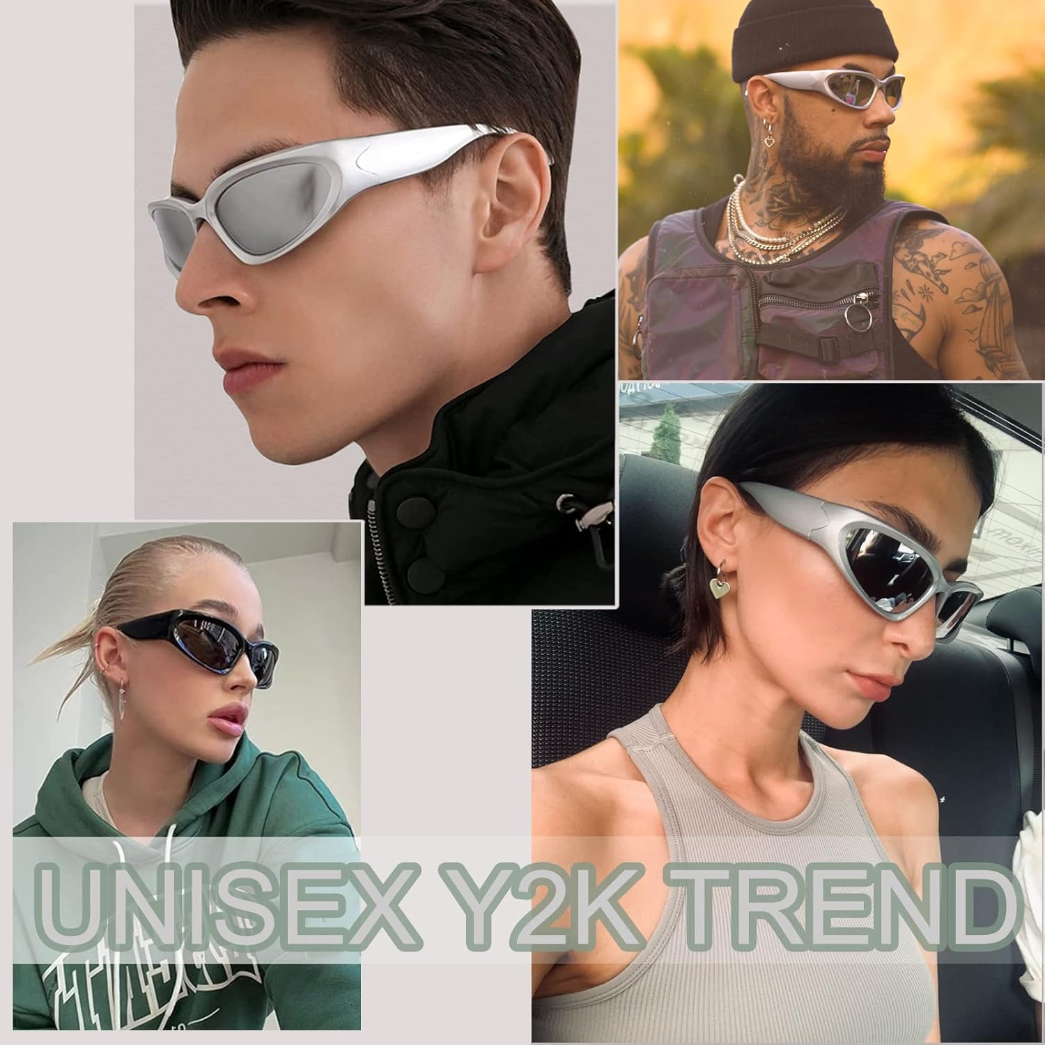 Long Keeper Polarized UV400 Wrap‑Around Sports Sunglasses for Men Women
