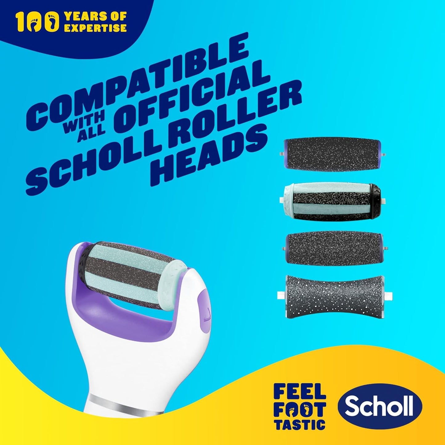 Scholl ExpertCare 2-in-1 Electric Foot File Dual Speed Remover