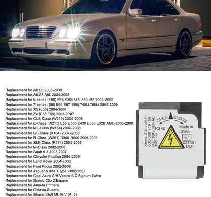 Dpofirs Xenon Ballast Headlight Igniter Control for CLS-Class E-Class ML-Class GL-Class R-Class, OEM 5DD008319-50, Direct Replacement