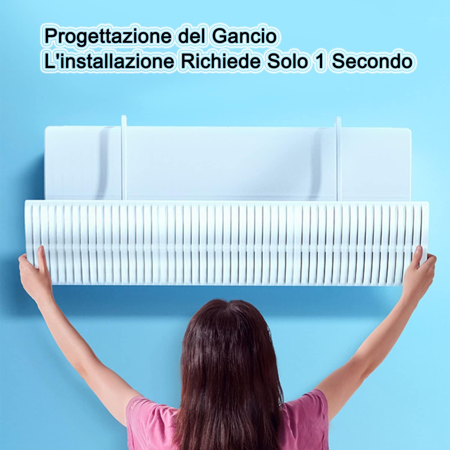 Adjustable Air Conditioner Wind Deflector for Wall-Mounted Units