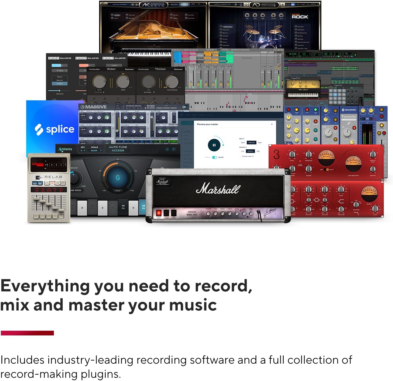Focusrite Scarlett 2i2 4th Gen USB Audio Interface Studio Recording
