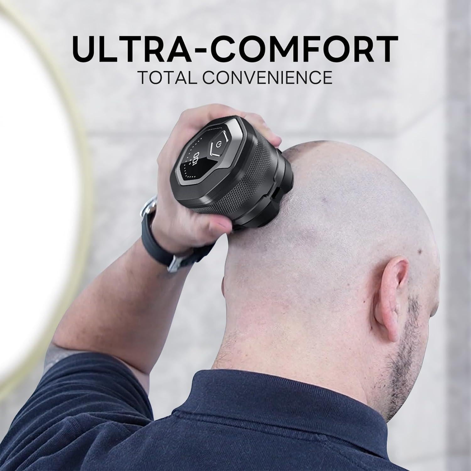 DOAO A6 Head Shaver for Men 6D Flexible Floating Heads Waterproof Cordless USB-C