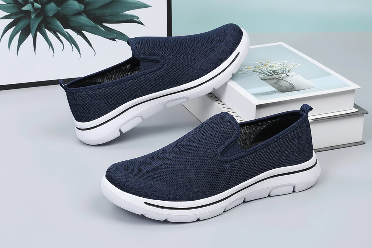 Men's Mesh Boat Deck Plimsoll Espadrille Shoes – Casual Slip-On. - Gomix Brands Outlet