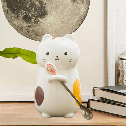 Enakshi Cute Ceramic Cat Coffee Mug 400ml
